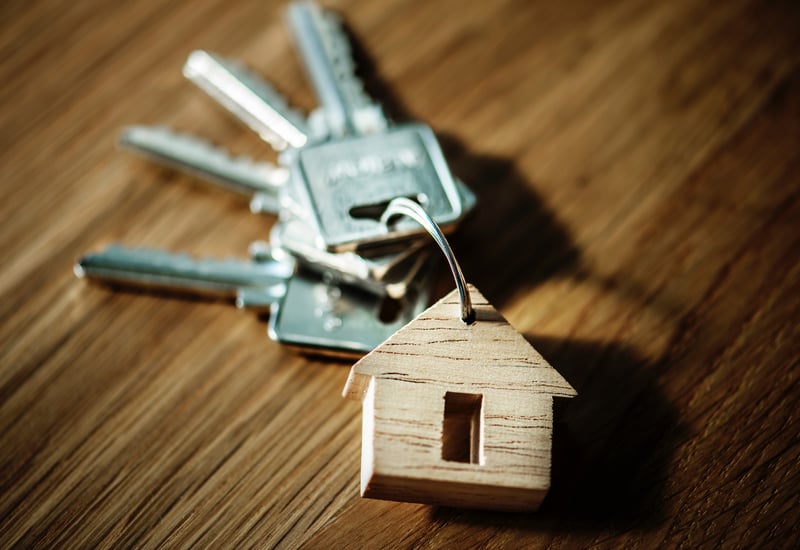 house keys and home